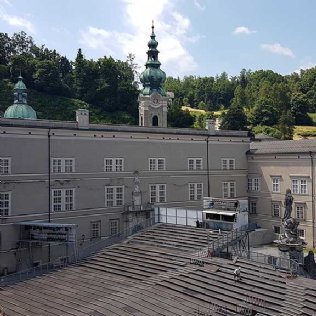 Salzburger Festspiele Jedermann Tribüne