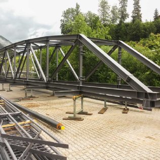 Referenzen Fachwerkbrücke Südsalz GmbH © Ziegler Stahlbau