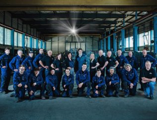 Das Ziegler Stahlbau-Team © Ziegler Stahlbau